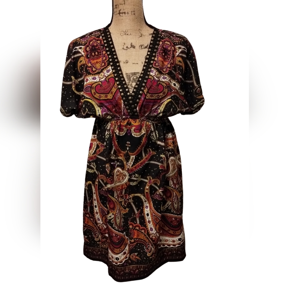 Angie Paisley Floral Dress Size S